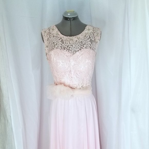 Brand unknown, 6/8, soft pink, comes with scarf. - Picture 3 of 6